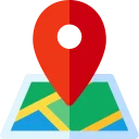 Location map pin icon